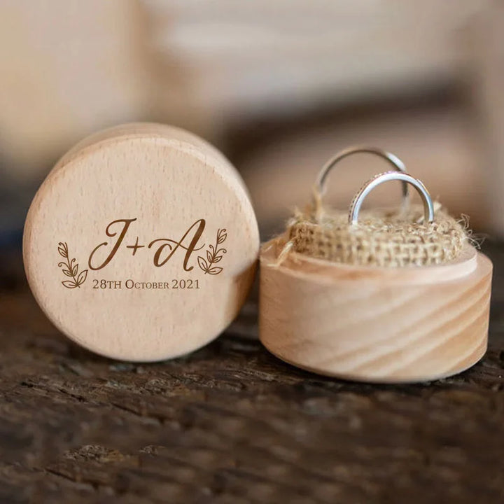 Personalized Wedding Ring Box