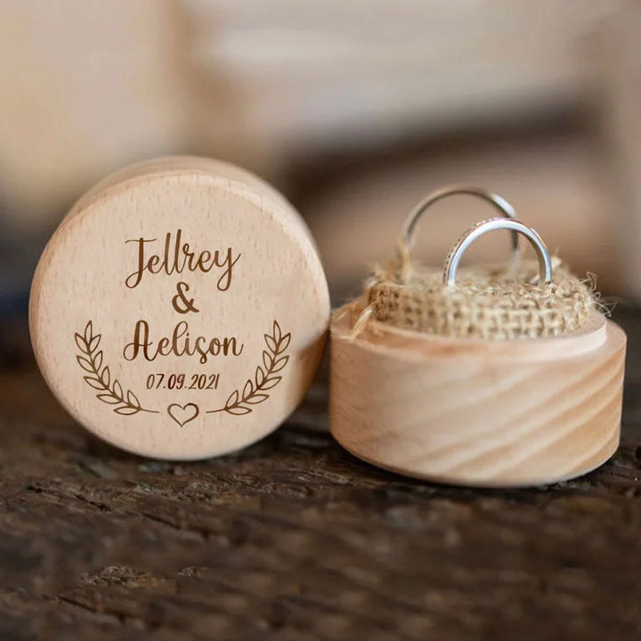 Personalized Wedding Ring Box