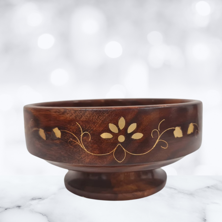 Rosewood Brass designed Decorative Bowl