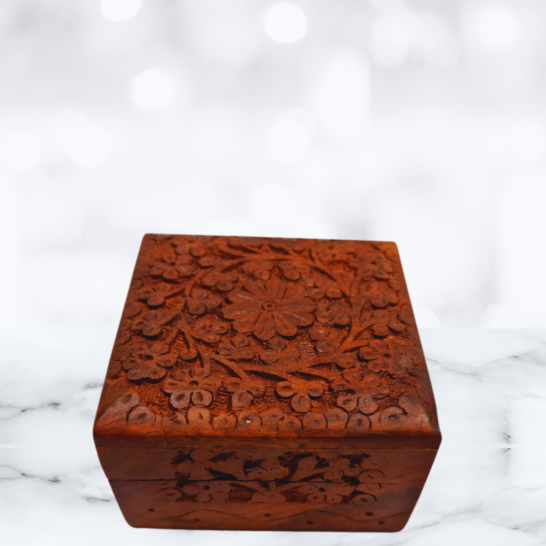 Handcrafted Rosewood Jewelry Box